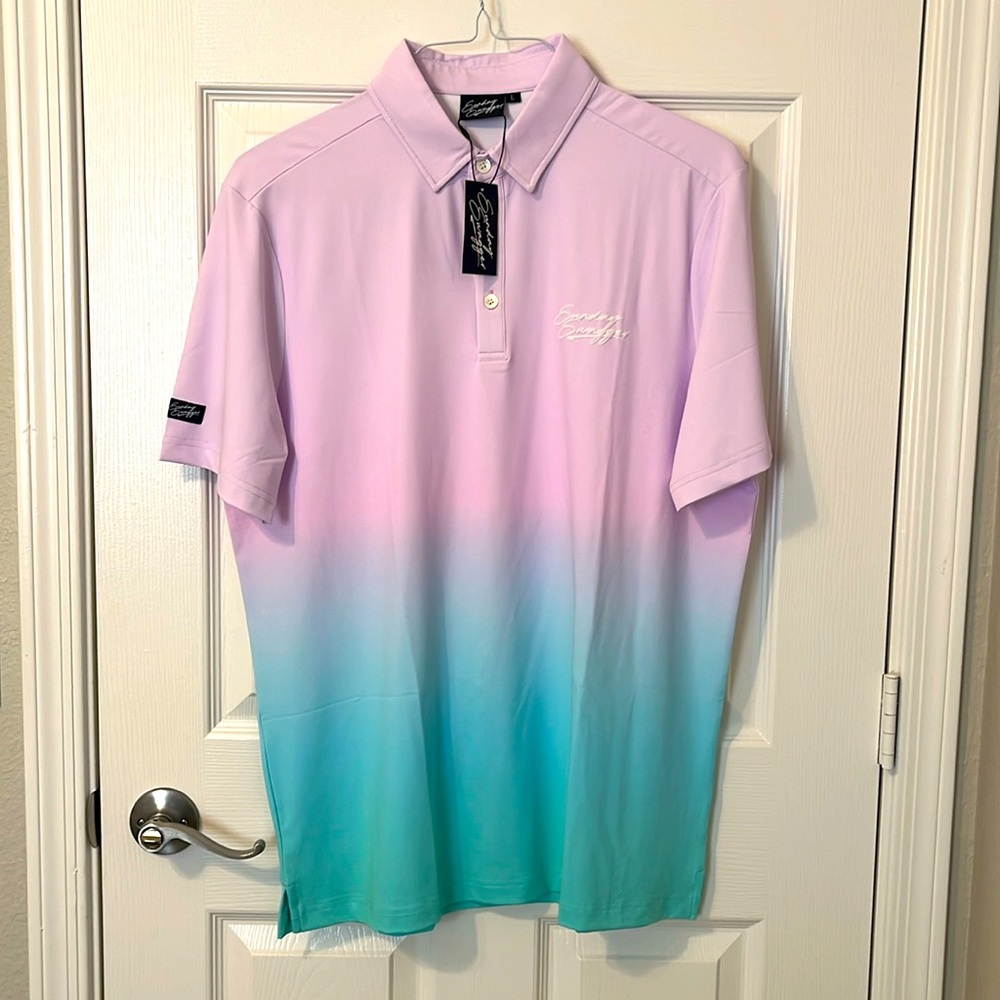 NWT Sunday Swagger Golf Polo - Size Large - Excellent Condition.